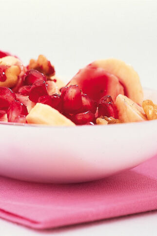 Bananensalat mit Granatapfel Bananensalat mit Granatapfel