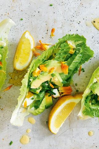 Avocadosalat mit Ei Avocadosalat mit Ei