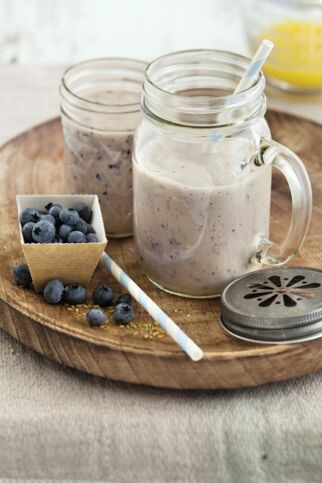 Heidelbeer-Mandel-Smoothie Heidelbeer-Mandel-Smoothie