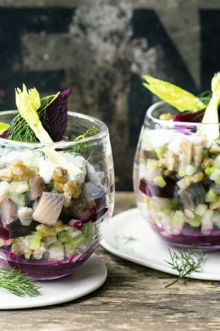 Mini-Matjes-Schichtsalat Mini-Matjes-Schichtsalat