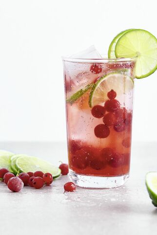 Cranberry-Lime-Spritzer Cranberry-Lime-Spritzer