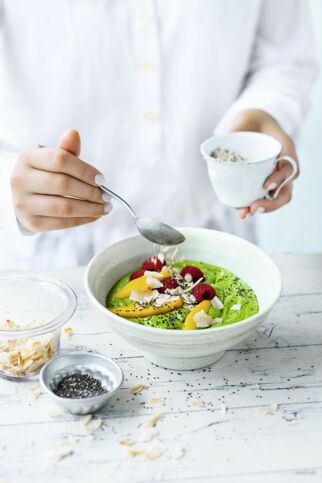 Green Lupi-Smoothie-Bowl Green Lupi-Smoothie-Bowl