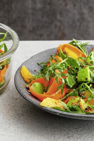 Orangensalat mit Rucola Orangensalat mit Rucola