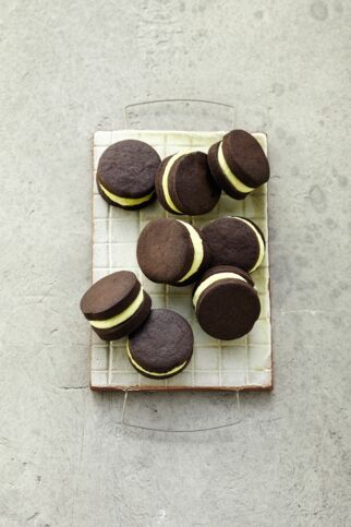 Doppeldecker mit Minzcreme Doppeldecker mit Minzcreme