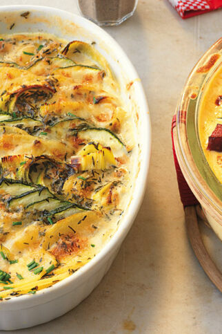 Kartoffel-Gemüse-Gratin Kartoffel-Gemüse-Gratin