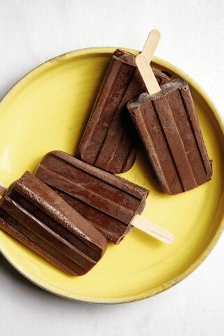 Schoko-Popsicles Schoko-Popsicles