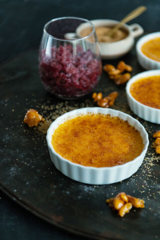 Ziegenkäse-Creme-Brulee Ziegenkäse-Creme-Brulee