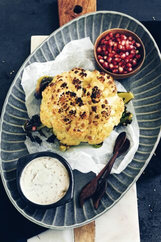 Ganzer gerösteter Blumenkohl Ganzer gerösteter Blumenkohl