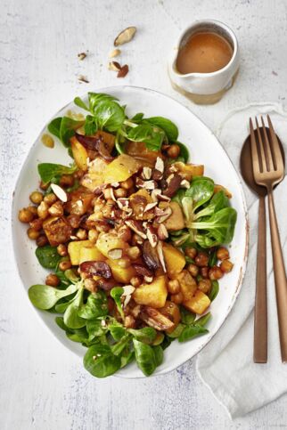 Lauwarmer Kürbis-
Kichererbsen-Salat Lauwarmer Kürbis-
Kichererbsen-Salat