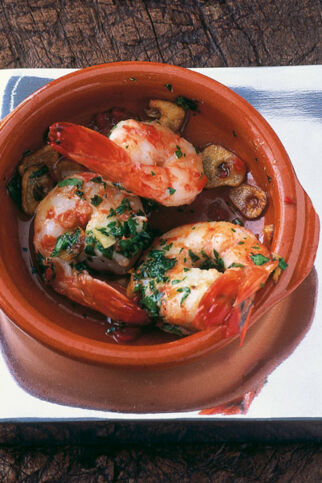 Garnelen in Knoblauchöl Garnelen in Knoblauchöl