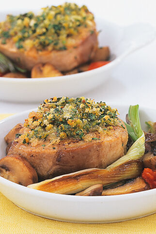 Gratinierte Kalbsmedaillons Gratinierte Kalbsmedaillons