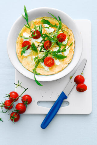 Ziegenkäse-Omelett Ziegenkäse-Omelett