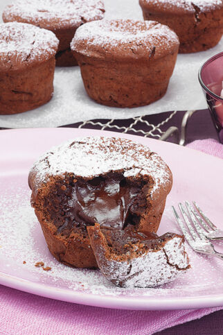 Mini-Schokokuchen Mini-Schokokuchen