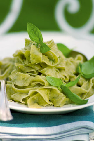 Basilikumnudeln Basilikumnudeln