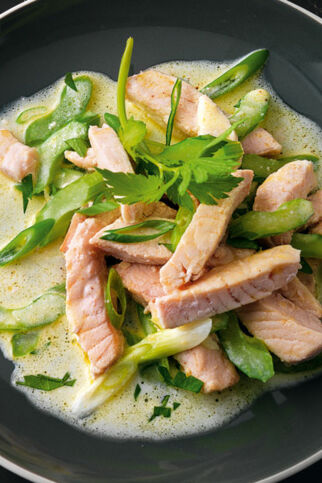 Fischpfanne mit Sellerie Fischpfanne mit Sellerie