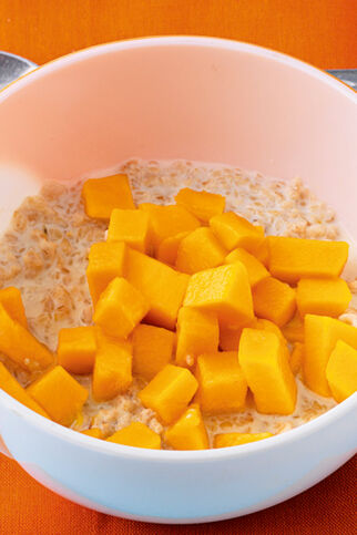 Sesam-Mango-Porridge Sesam-Mango-Porridge