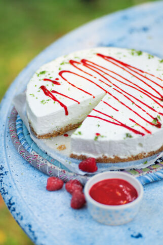 Lime-Cheesecake ohne Backen Lime-Cheesecake ohne Backen