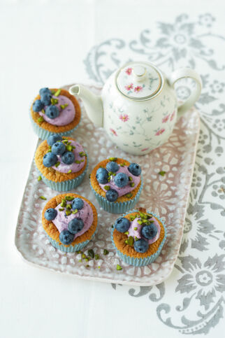 Pistazien-Cupcakes mit Mascarpone Pistazien-Cupcakes mit Mascarpone