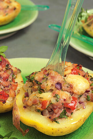 Gefüllte Kartoffeln Gefüllte Kartoffeln