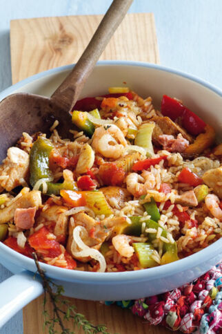 Kreolische Reispfanne Kreolische Reispfanne