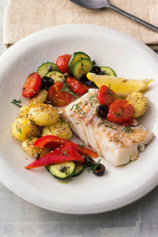 Ofenfisch mit Sesamkartoffeln Ofenfisch mit Sesamkartoffeln