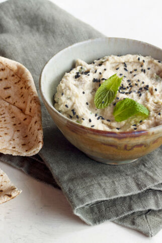 Auberginen-Tahin-Paste Auberginen-Tahin-Paste