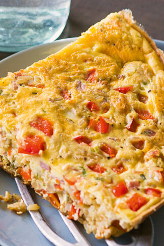 Reis-Gemüse-Frittata Reis-Gemüse-Frittata