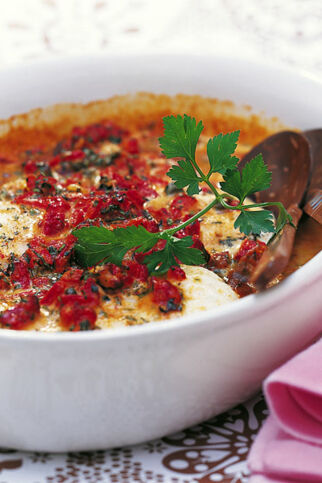 Zanderfilets mit Paprikasahne Zanderfilets mit Paprikasahne