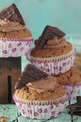 Schoko-Minz-Muffins Schoko-Minz-Muffins