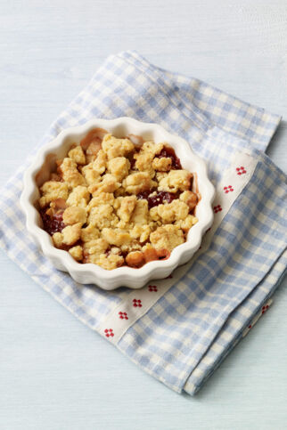 Birnen-Preiselbeer-Crumble Birnen-Preiselbeer-Crumble
