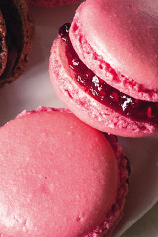 Himbeermacarons Himbeermacarons