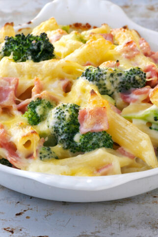 Brokkoli-Schinken-Gratin Brokkoli-Schinken-Gratin