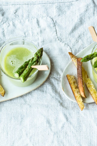 Grüne Spargel-Gazpacho Grüne Spargel-Gazpacho
