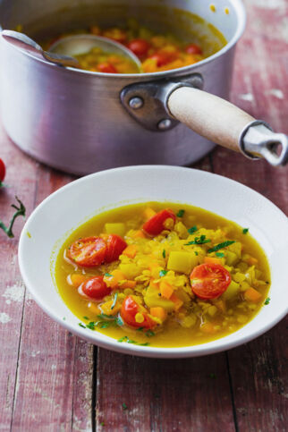 Indische Gemüsesuppe Indische Gemüsesuppe