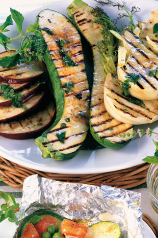 Grillgemüse mit Minzöl Grillgemüse mit Minzöl