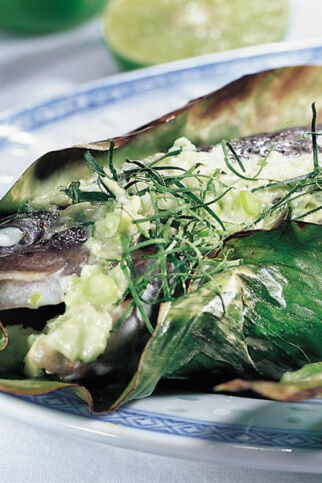 Forellen im Bananenblatt Forellen im Bananenblatt