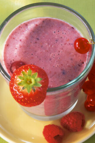 Beeren-Vanille-Milch Beeren-Vanille-Milch