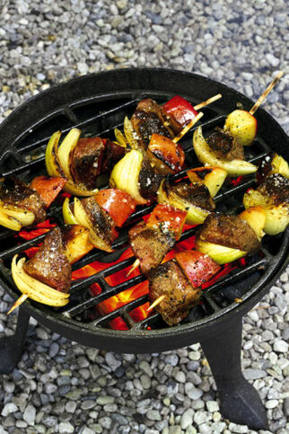 Kalbsleberspieße Berliner Art Kalbsleberspieße Berliner Art