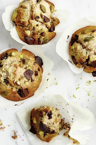 Pistazien-Schoko-Muffins Pistazien-Schoko-Muffins