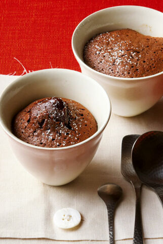 Moelleux au chocolat – lauwarmer Schokoladenkuchen Moelleux au chocolat – lauwarmer Schokoladenkuchen