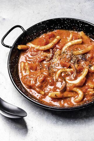 Marinara-Sauce mit Pulpo Marinara-Sauce mit Pulpo