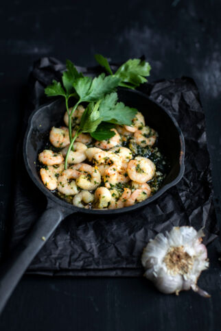 Gambas al ajillo (Knoblauchgarnelen) Gambas al ajillo (Knoblauchgarnelen)