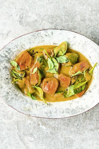 Gelbes Kürbis-Curry Gelbes Kürbis-Curry