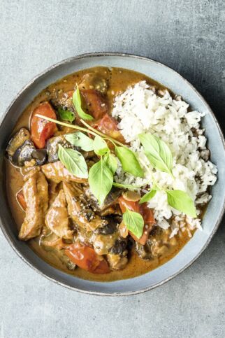 Rotes Schweinefleisch-Curry Rotes Schweinefleisch-Curry