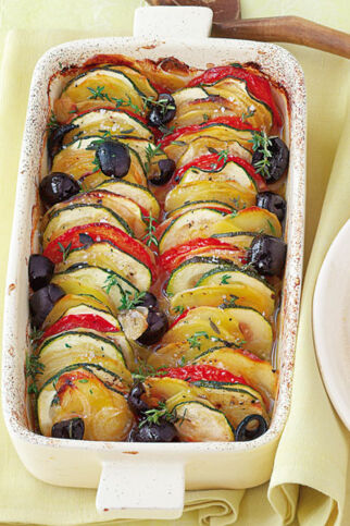 Zucchini-Tomaten-Gratin Zucchini-Tomaten-Gratin