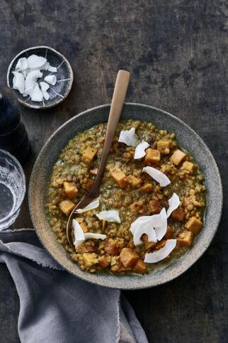 Linsen-Dal mit Süßkartoffel und Kokosmilch Linsen-Dal mit Süßkartoffel und Kokosmilch