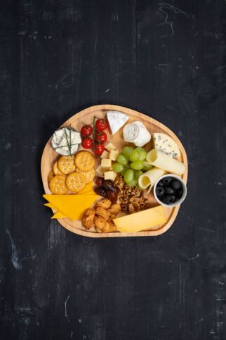 Käseplatte anrichten Käseplatte anrichten