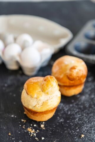 Mini-Brioche aus der Muffinform Mini-Brioche aus der Muffinform