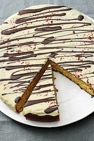 Weißer Schokoladenkuchen Weißer Schokoladenkuchen