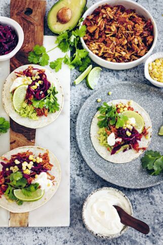 Würzige Jackfruit-Tacos Würzige Jackfruit-Tacos